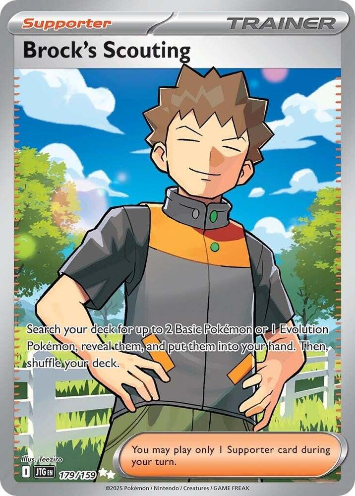 Compra Brock's Scouting FA #179/159 - Journey Together disponible en El Salvador en UniversoTCG