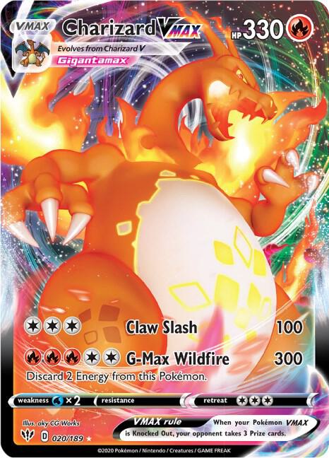 Compra Charizard Vmax #20/189 - Darkness Ablaze disponible en El Salvador en UniversoTCG