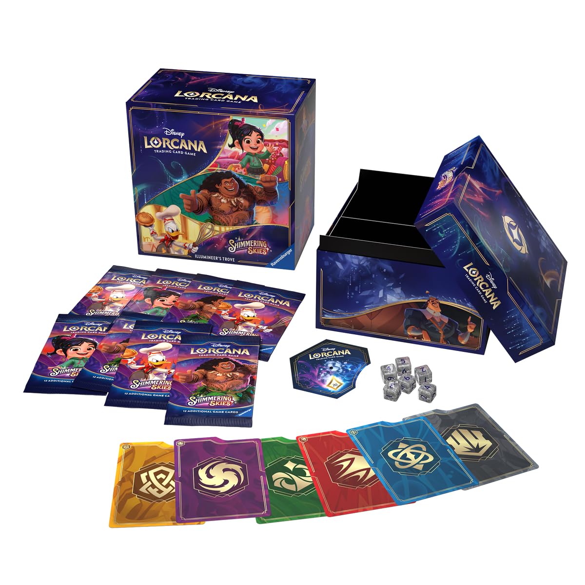 Compra Disney Lorcana: Shimmering Skies Illumineer's Trove - Shimmering Skies en El Salvador en UniversoTCG