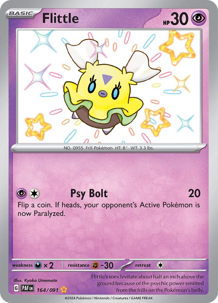 Compra Flittle Shiny #164/91 - Paldean Fates disponible en El Salvador en UniversoTCG