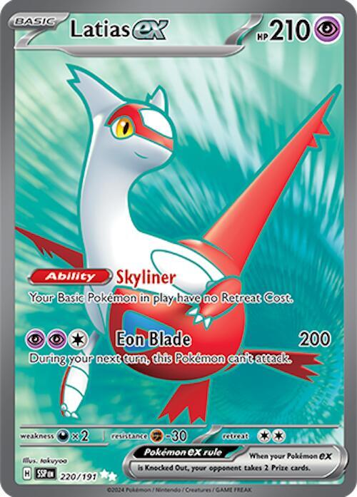 Compra Latias ex FA #220/191 - Surging Sparks disponible en El Salvador en UniversoTCG