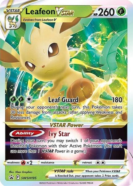 Compra Leafeon VSTAR #SWSH195 - Sword & Shield Promo disponible en El Salvador en UniversoTCG