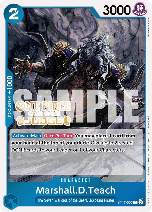 Compra Marshall.D.Teach Judge Pack Vol.7 #ST17-005 - One Piece Promotion disponible en El Salvador en UniversoTCG