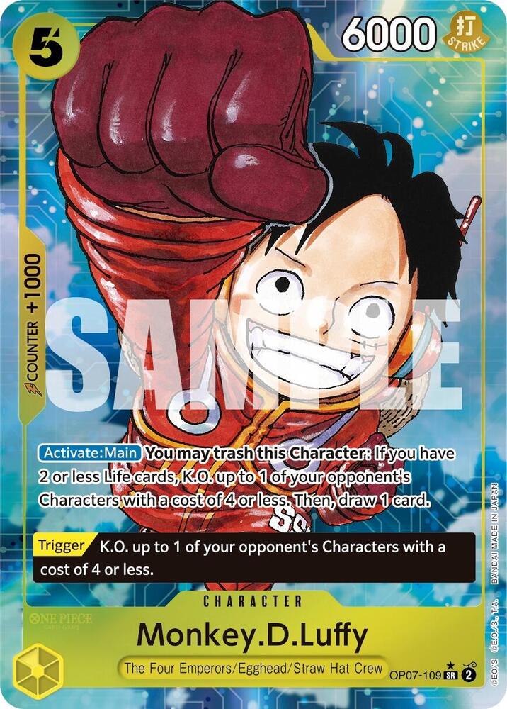 Compra Monkey.D.Luffy Parallel #OP07-109 - 500 Years in the Future disponible en El Salvador