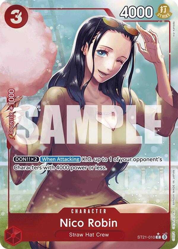 Compra Nico Robin Parallel #ST21-010 - Starter Deck EX: Gear 5 disponible en El Salvador en UniversoTCG