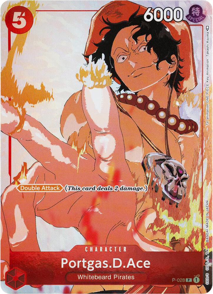 Compra Portgas.D.Ace Gift Collection 2023 #P-028 - One Piece Promotion disponible en El Salvador en UniversoTCG