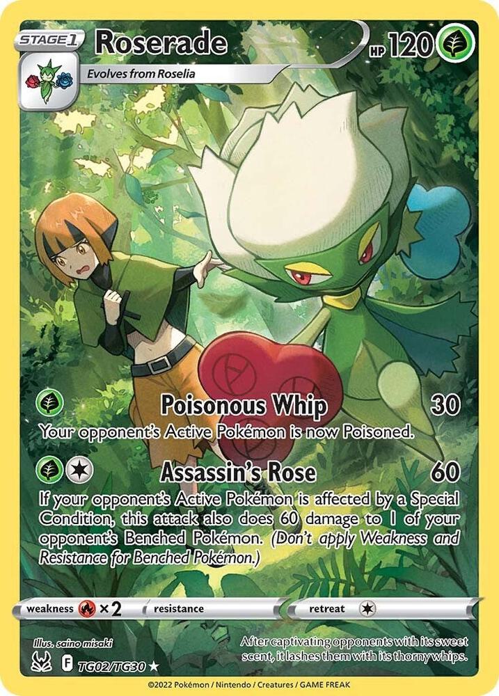 Compra Roserade Trainer Gallery #TG02/TG30 - Lost Origin disponible en El Salvador en UniversoTCG