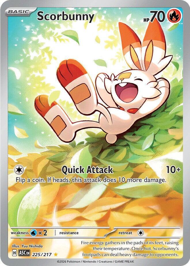 Compra Scorbunny IR #225/217 en español - Ascended Heroes disponible en El Salvador en UniversoTCG