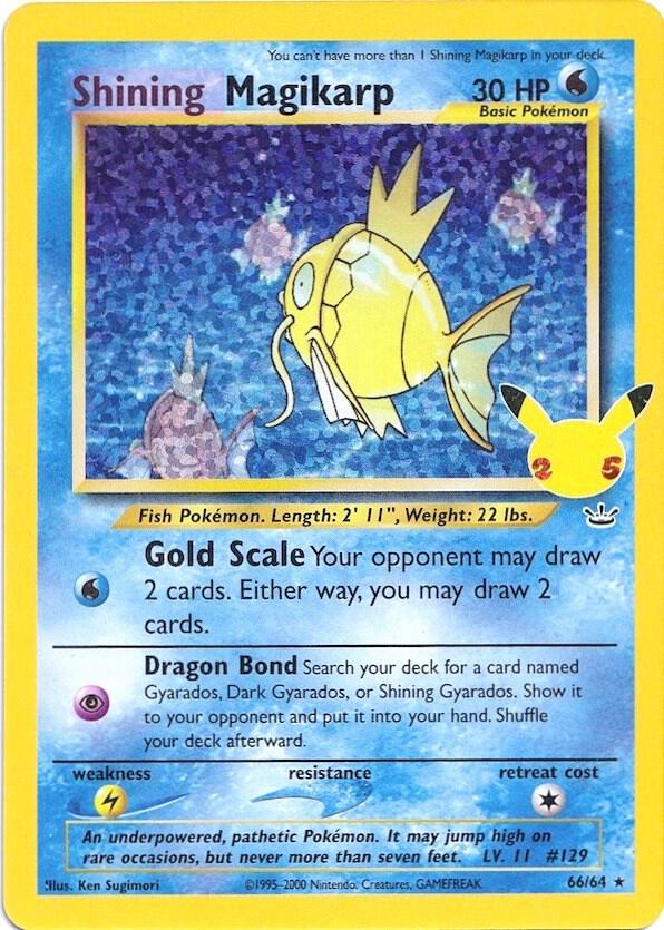 Compra Shining Magikarp #66/64 - Celebrations: Classic Collection disponible en El Salvador en UniversoTCG