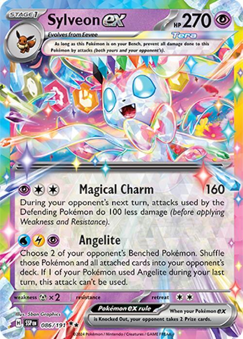Compra Sylveon Ex #86/191 - Surging Sparks disponible en El Salvador en UniversoTCG