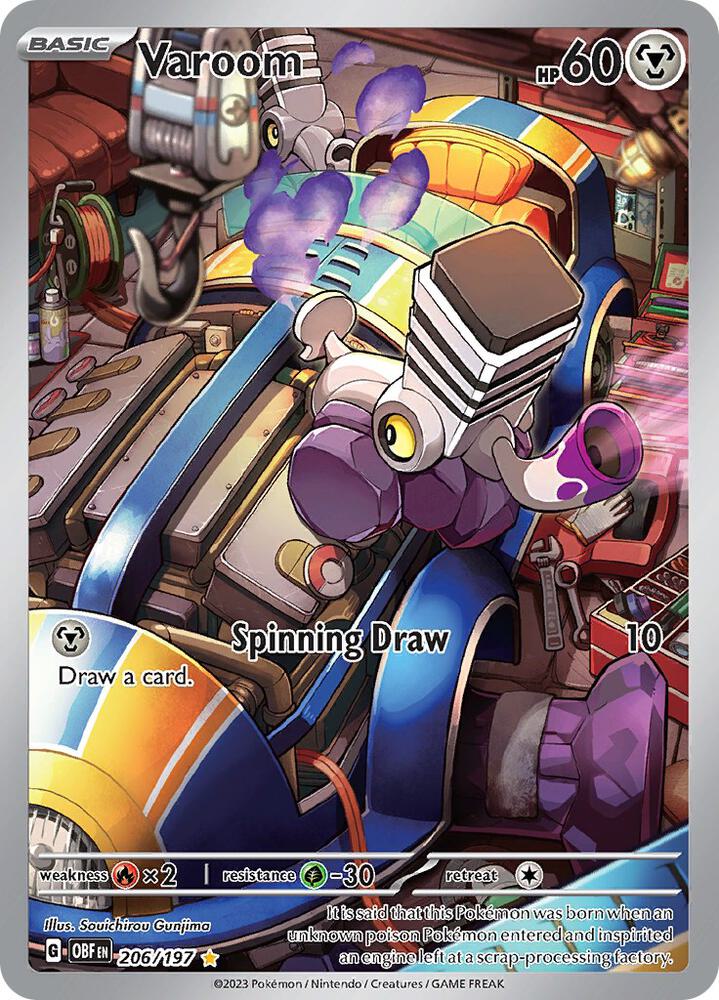 Compra Varoom IR #206/197 - Obsidian Flames disponible en El Salvador en UniversoTCG