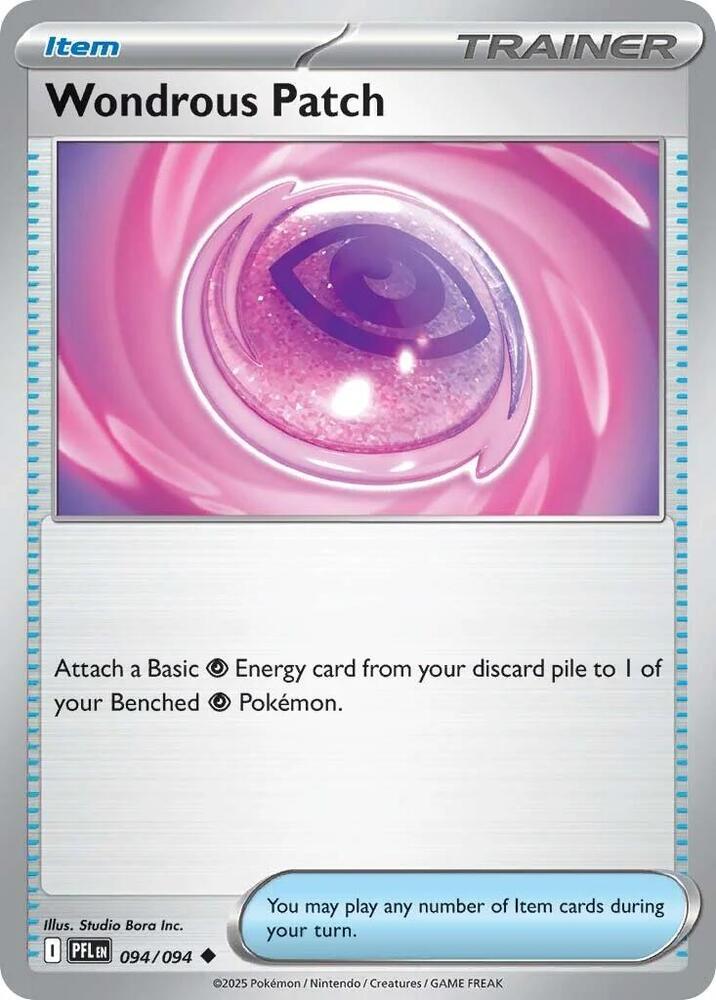 Compra Wondrous Patch Reverse Holofoil #94/94 - Phantasmal Flames disponible en El Salvador UniversoTCG