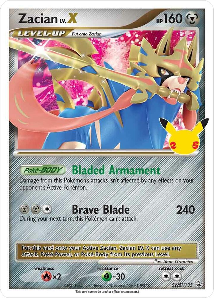 Compra Zacian LV. X - Sword & Shield Promo disponible en El Salvador en UniversoTCG