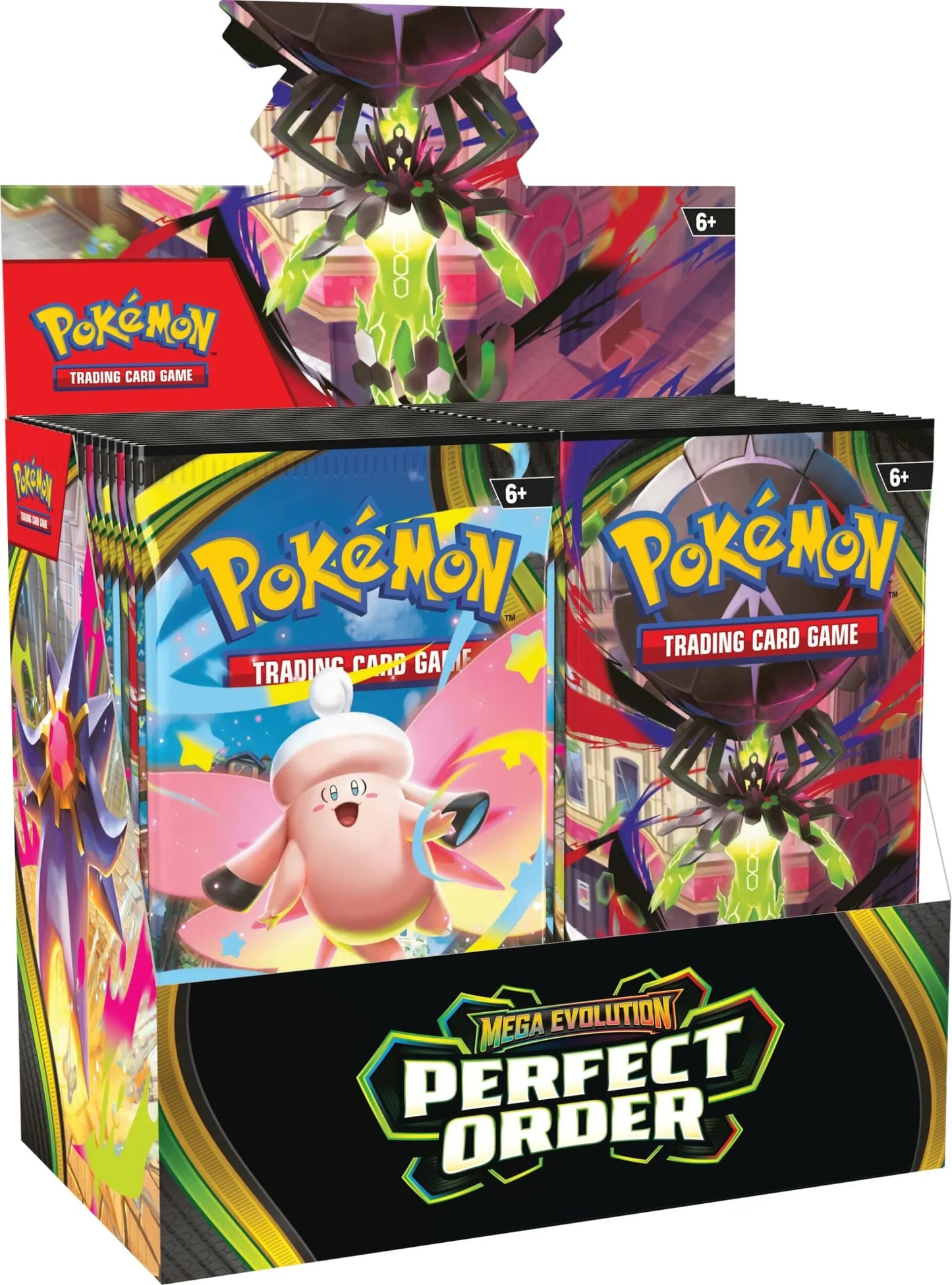 Pokémon Perfect Order Booster Box sellada disponible en El Salvador en UniversoTCG