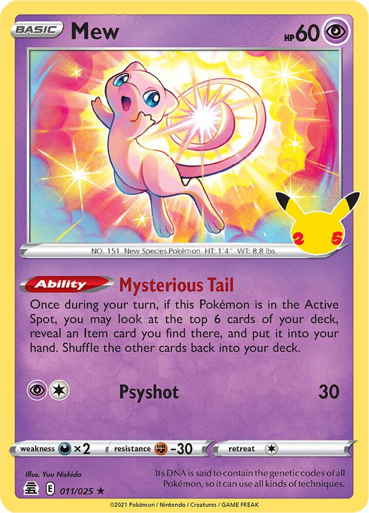 Mew #11/25 - Pokémon Celebrations 25