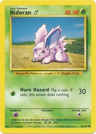 Nidoran M base set unlimited