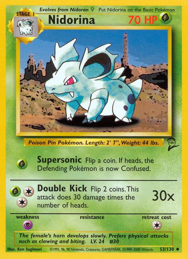 Nidorina base set 2 unlimited