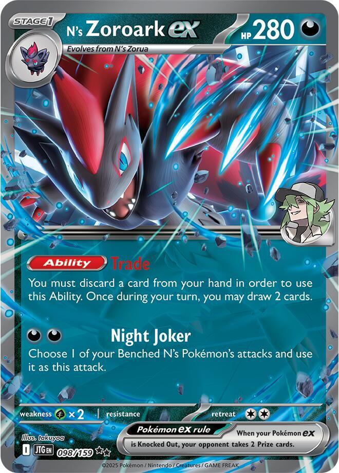 N's Zoroark Ex #98/159 - Journey Together