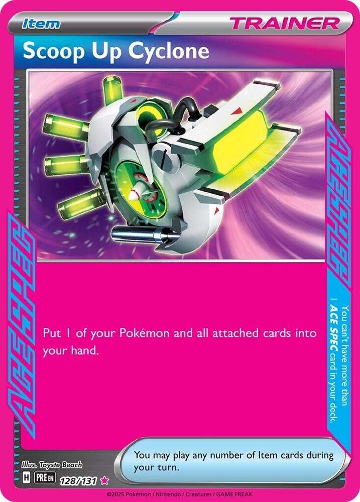 Scoop Up Cyclone #128/131 - Prismatic Evolutions