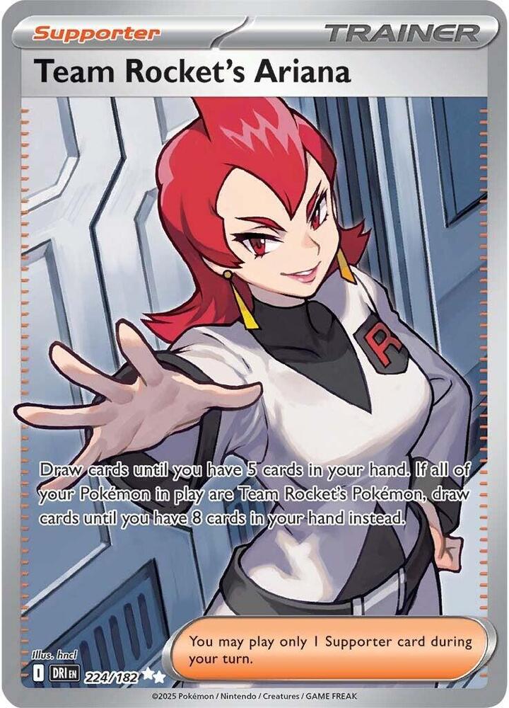 Team Rocket's Ariana FA #224/182 - Destined Rivals
