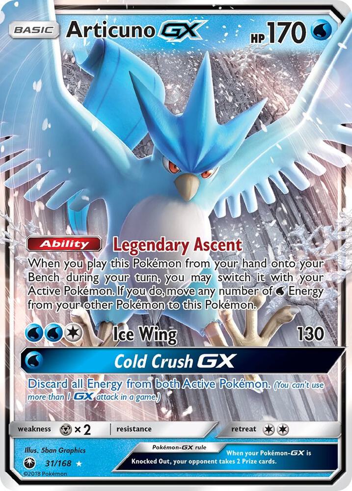 Articuno Gx #31/168 - Celestial Form