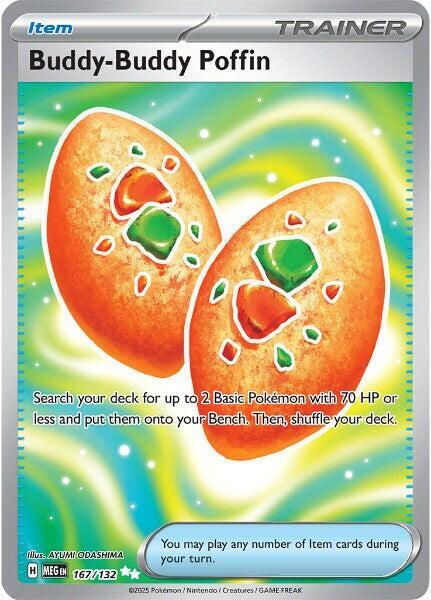Buddy-buddy Poffin FA #167/132 - Mega Evolution