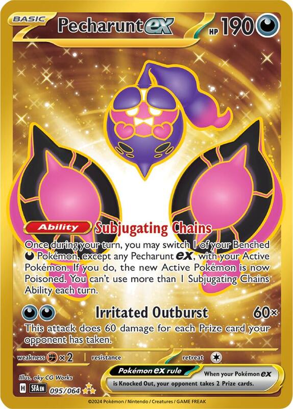 Pecharunt Ex Gold #95/64 - Shrouded Fable