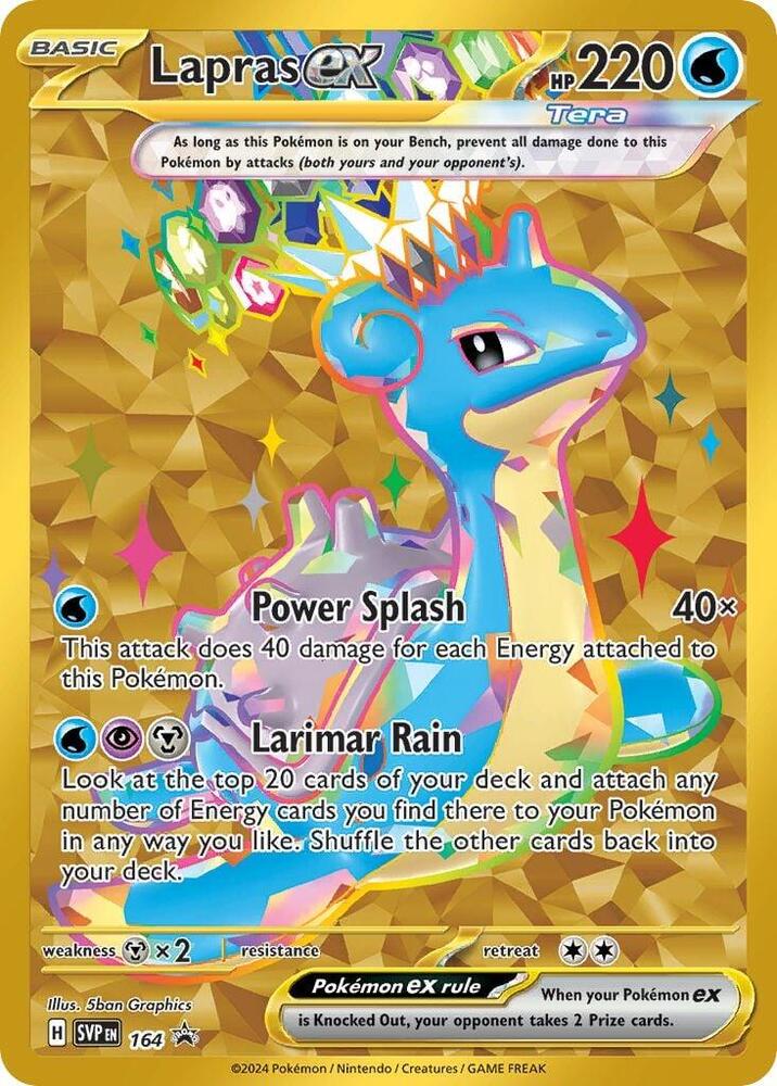 Lapras Ex Gold en Español- Scarlet & Violet Promo
