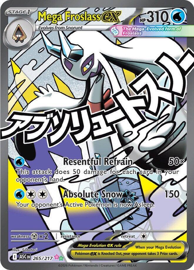 Mega Froslass Ex Mega Attack Rare #265/217 - Ascended Heroes