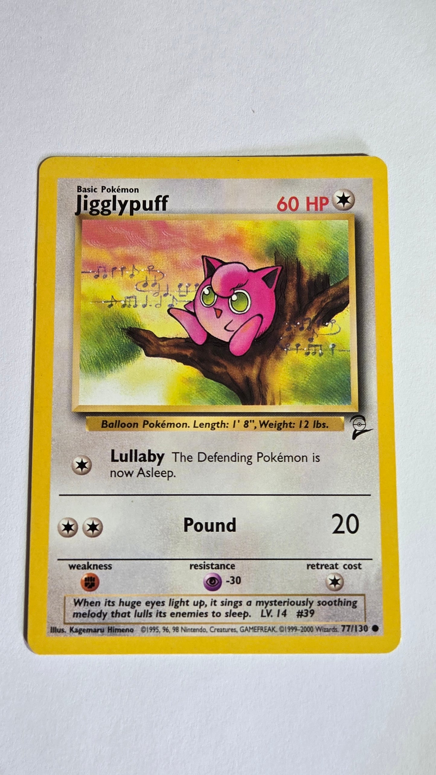 Jigglypuff base set 2 unlimited