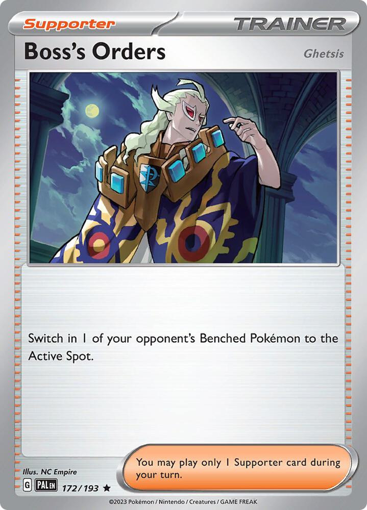 Boss's Orders Ghtesis #172/193 - Paldea Evolved