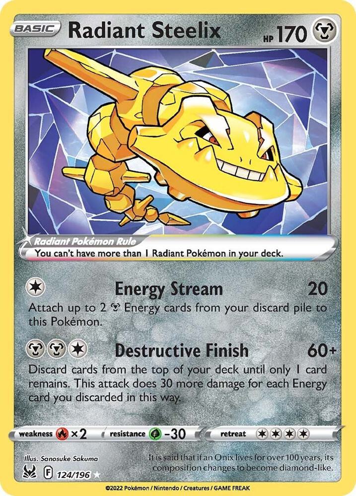 Radiant Steelix #124/196 - Lost Origin