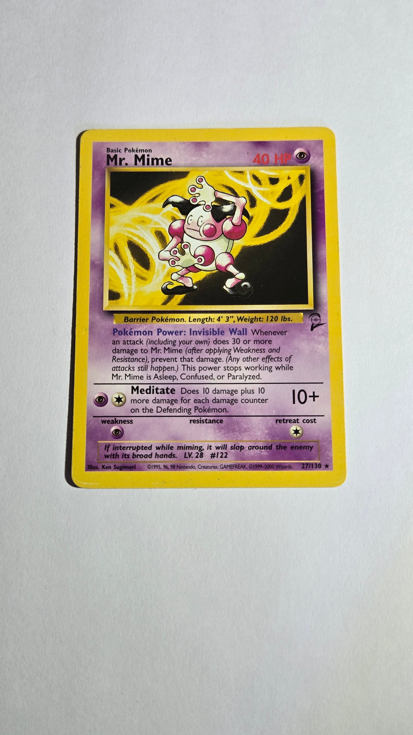 Mr. Mime base set 2 unlimited