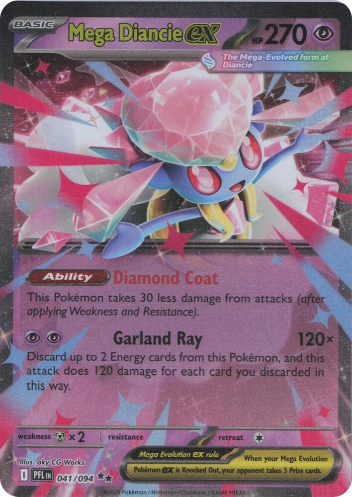 Mega Diancie Ex #41/94 - Phantasmal Flames