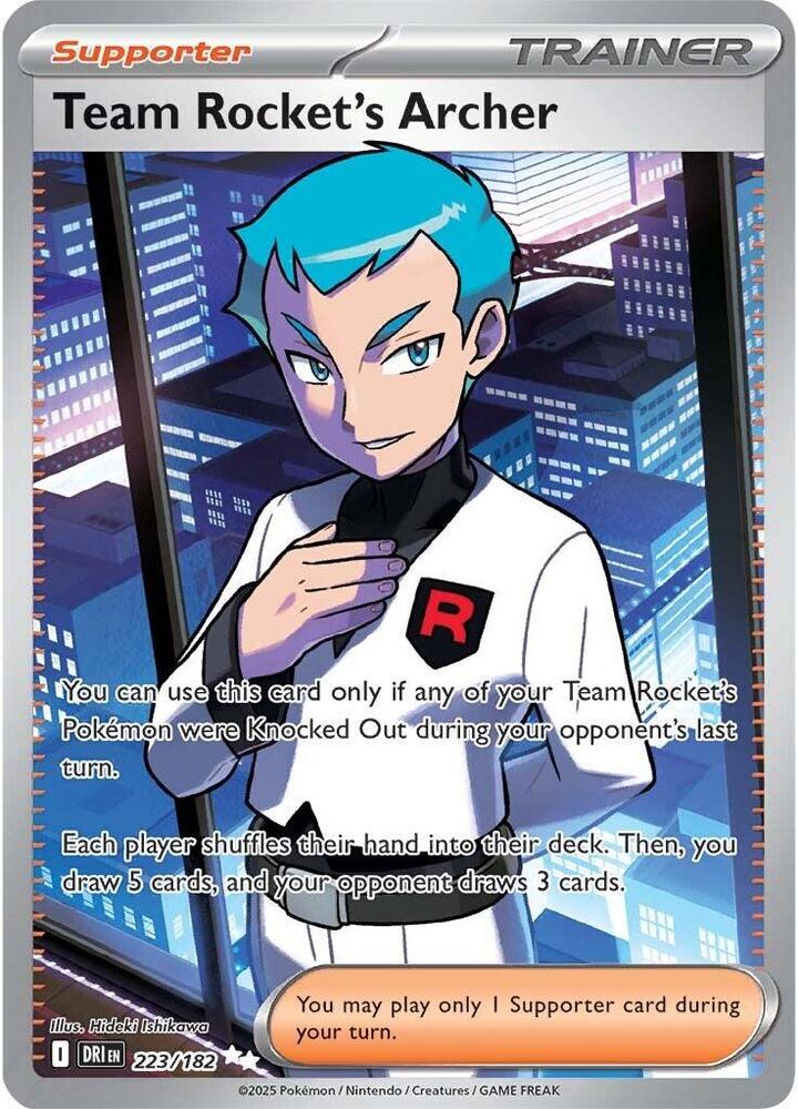 Team Rocket's Archer FA #223/182 - Destined Rivals