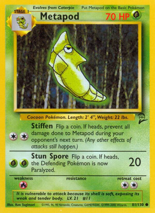 Metapod base set 2 unlimited