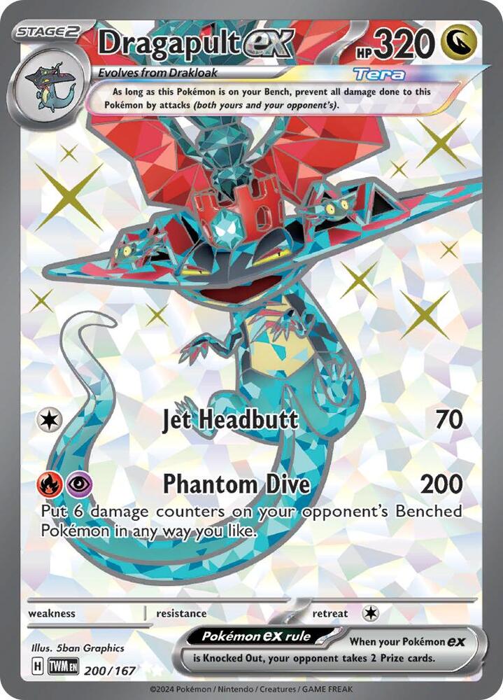 Dragapult Ex FA #200/167 - Twilight Masquerade