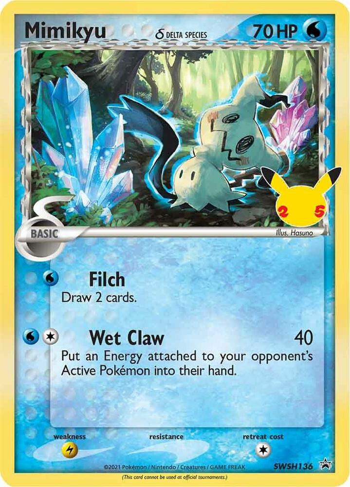 Mimikyu (Delta Species) #SWSH136 - Sword & Shield Promo