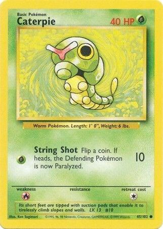 Caterpie base set 2 unlimited