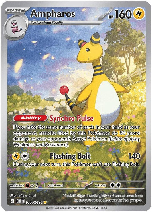 Compra Ampharos IR #90/86 - Chaos Rising disponible en El Salvador en UniversoTCG 