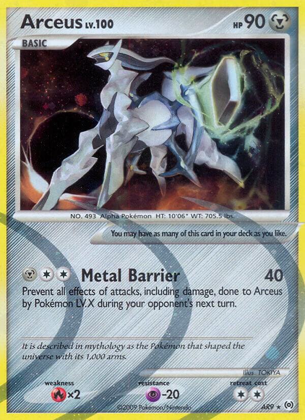 Compra Arceus LV.100 #AR9 - Arceus disponible en El Salvador en UniversoTCG 