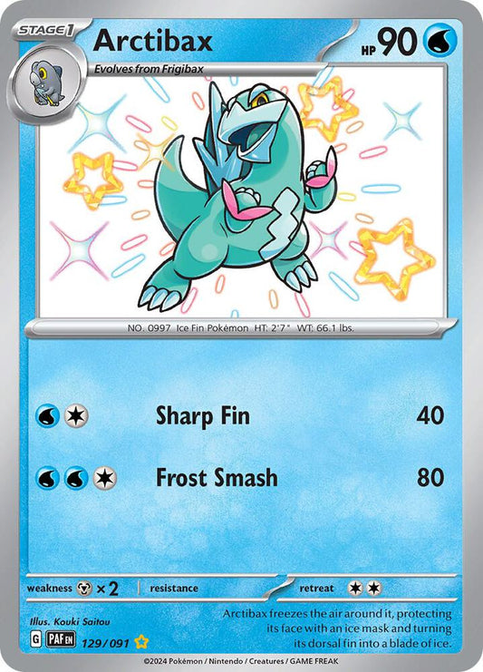 Compra Arctibax Shiny #129/91 - Paldean Fates disponible en El Salvador en UniversoTCG 