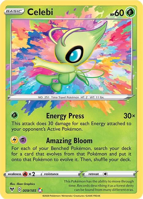 Compra Celebi Amazing Rare #9/185 - Vivid Voltaje disponible en El Salvador en UniversoTCG 