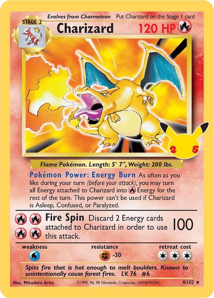 Compra Charizard - Celebrations: Classic Collection disponible en El Salvador en UniversoTCG 