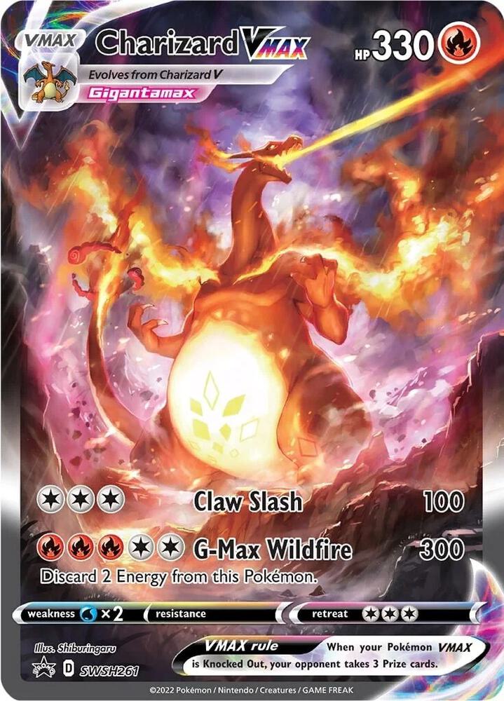 Compra Charizard Vmax #SWSH261 - Sword & Shield Promo disponible en El en UniversoTCG 