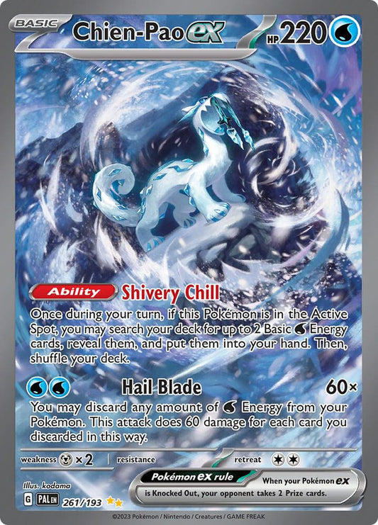 Compra Chien Pao EX SIR #261/193 - Paldea Evolved disponible en El Salvador en UniversoTCG 
