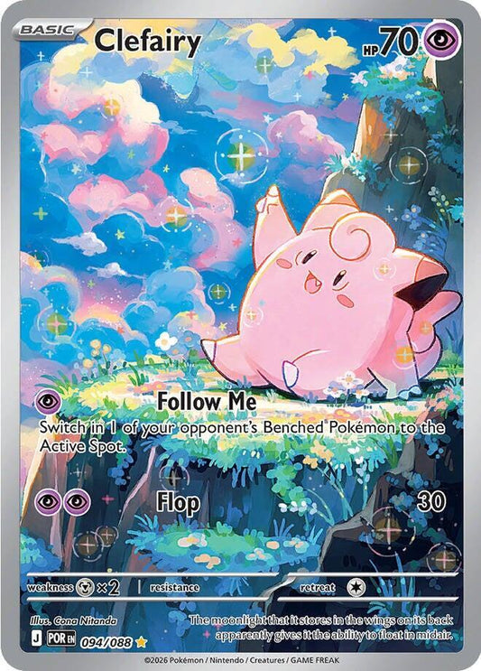 Compra Clefairy IR #94/88 - Perfect Order disponible en El Salvador en UniversoTCG 