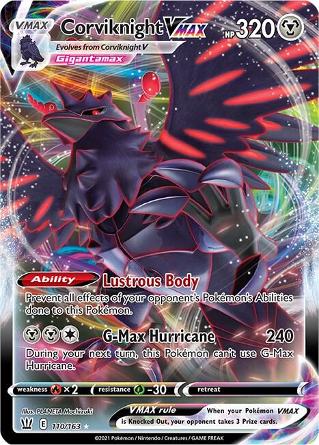Compra Corviknight VMAX #110/163 - Battle Styles disponible en El Salvador en UniversoTCG 
