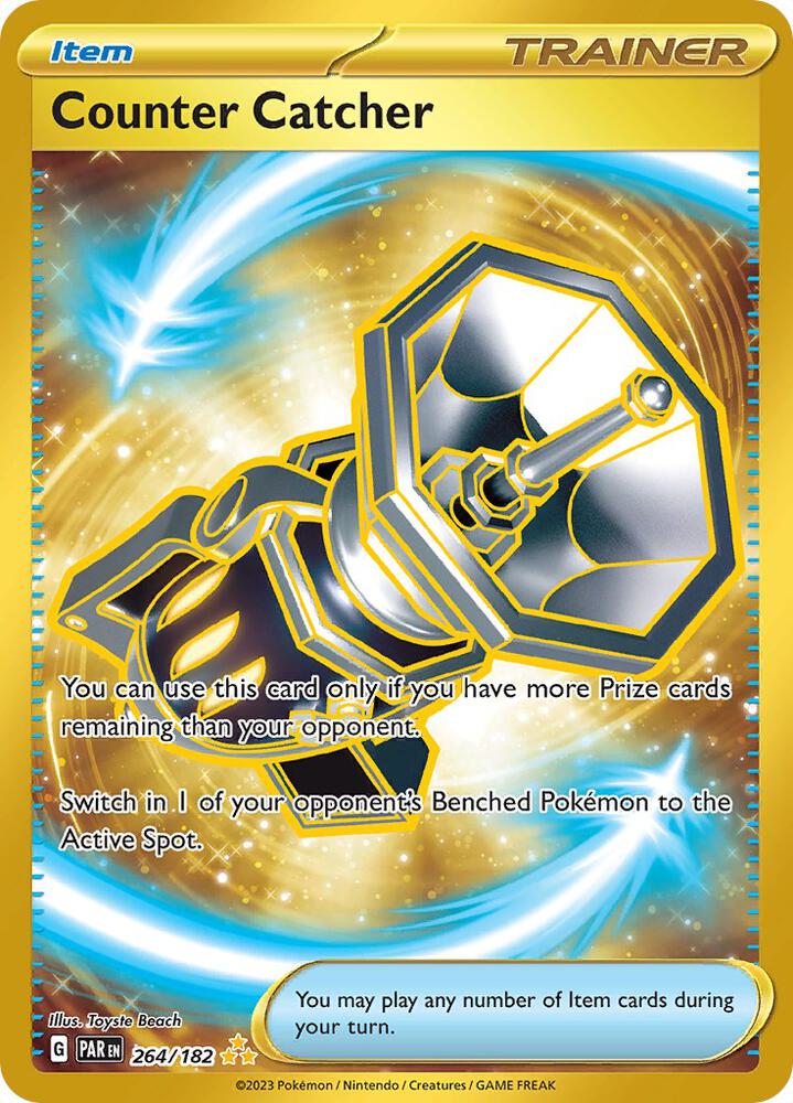 Compra Counter Catcher Gold #264/182 - Paradox Rift disponible en El Salvador en UniversoTCG 