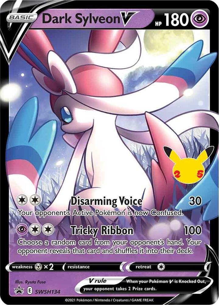 Compra Dark Sylveon V - Sword & Shield Promo disponible en El Salvador en UniversoTCG 